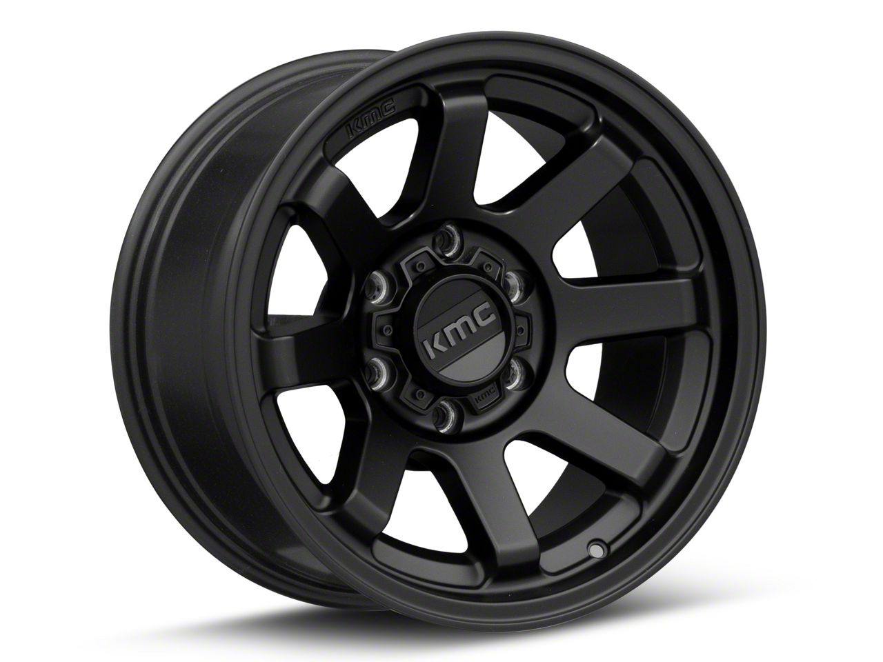 KMC Tacoma Trail Satin Black 6-Lug Wheel; 17x9; -12mm Offset ...