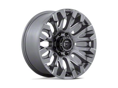 KMC Trek Satin Black with Gray Tint 6-Lug Wheel; 17x9; -12mm Offset (2024 Tacoma)