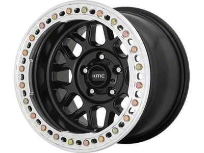 KMC Grenade Crawl Satin Black 6-Lug Wheel; 20x10; -48mm Offset (10-24 4Runner)