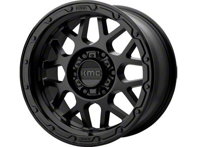 KMC Grenade Off-Road Matte Black 6-Lug Wheel; 17x9; -12mm Offset (10-24 4Runner)