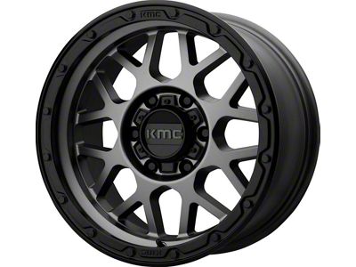 KMC Grenade Off-Road Matte Gray 6-Lug Wheel; 17x9; -12mm Offset (10-24 4Runner)