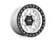 KMC GRS Machined with Satin Black Lip 6-Lug Wheel; 17x9; -12mm Offset (10-24 4Runner)