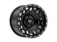 KMC Holeshot Satin Black 6-Lug Wheel; 17x9; -12mm Offset (10-24 4Runner)