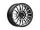 KMC Impact Satin Black Machined 6-Lug Wheel; 16x8; 0mm Offset (10-24 4Runner)