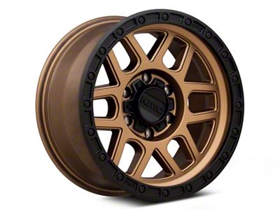 KMC Mesa Matte Bronze with Black Lip 6-Lug Wheel; 17x8.5; 0mm Offset (03-09 4Runner)