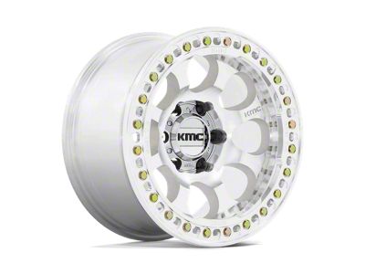 KMC Riot Beadlock Machined 6-Lug Wheel; 17x8.5; 0mm Offset (03-09 4Runner)