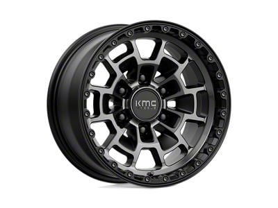 KMC Summit Satin Black with Gray Tint 6-Lug Wheel; 16x8; 0mm Offset (10-24 4Runner)