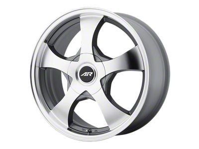 KMC Sync Satin Black with Gray Tint 6-Lug Wheel; 17x9; -12mm Offset (10-24 4Runner)