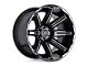 KMC Sync Satin Black 6-Lug Wheel; 17x9; -12mm Offset (10-24 4Runner)