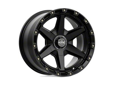 KMC Tempo Satin Black 6-Lug Wheel; 20x9; 0mm Offset (10-24 4Runner)