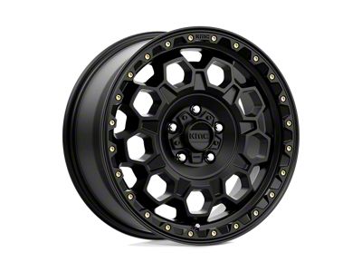 KMC Trek Satin Black 6-Lug Wheel; 17x8; 20mm Offset (10-24 4Runner)