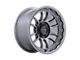 KMC Wrath Matte Anthracite 6-Lug Wheel; 17x8.5; 0mm Offset (03-09 4Runner)