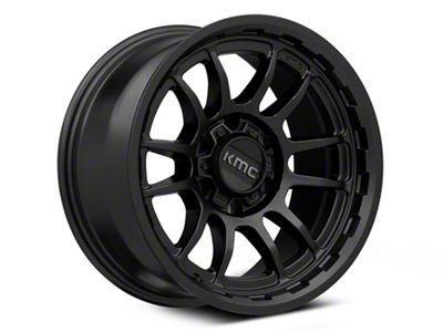 KMC Wrath Satin Black 6-Lug Wheel; 17x8.5; 0mm Offset (03-09 4Runner)