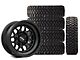 17x9 KMC Terra & 37in Mickey Thompson Mud-Terrain Baja Legend MTZ Tire Package; Set of 5 (21-24 Bronco, Excluding Raptor)