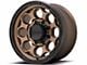 KMC Dirty Harry Matte Bronze with Black Lip 6-Lug Wheel; 17x9; -12mm Offset (21-24 Bronco, Excluding Raptor)