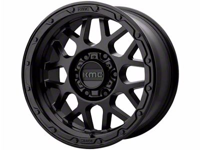 KMC Grenade Off-Road Matte Black 6-Lug Wheel; 18x8.5; 0mm Offset (22-24 Bronco Raptor)