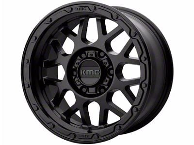 KMC Grenade Off-Road Matte Black 6-Lug Wheel; 18x8.5; 35mm Offset (22-24 Bronco Raptor)