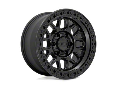 KMC GRS Satin Black 6-Lug Wheel; 17x8.5; 0mm Offset (21-24 Bronco, Excluding Raptor)