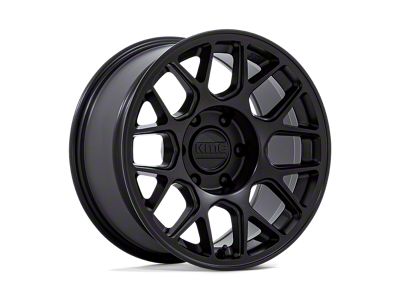 KMC Hatchet Matte Black 6-Lug Wheel; 17x8.5; 0mm Offset (22-24 Bronco Raptor)