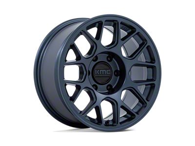 KMC Hatchet Metallic Blue 6-Lug Wheel; 17x8.5; 25mm Offset (22-24 Bronco Raptor)