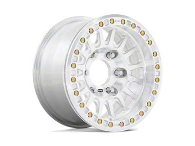 KMC Impact Forged Beadlock Raw Machined 6-Lug Wheel; 17x9; -12mm Offset (21-24 Bronco, Excluding Raptor)