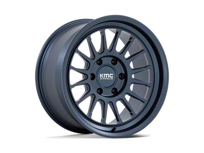 KMC Impact Metallic Blue 6-Lug Wheel; 17x8.5; 0mm Offset (22-24 Bronco Raptor)