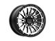 KMC Impact Satin Black Machined 6-Lug Wheel; 17x9; 18mm Offset (21-24 Bronco, Excluding Raptor)