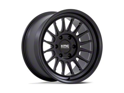 KMC Impact Satin Black 6-Lug Wheel; 17x8.5; -10mm Offset (21-24 Bronco, Excluding Raptor)