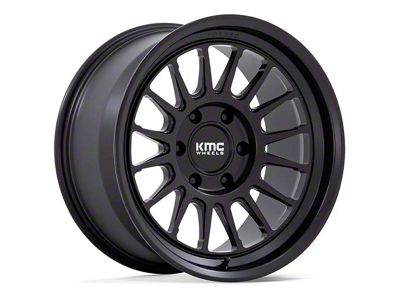 KMC Impact Satin Black 6-Lug Wheel; 18x9; -12mm Offset (21-24 Bronco, Excluding Raptor)