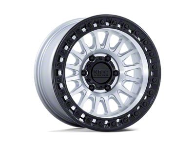 KMC IMS Machined with Black Lip 6-Lug Wheel; 18x9; 18mm Offset (21-25 Bronco, Excluding Raptor)