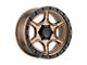 KMC Portal Satin Bronze with Satin Black Lip 6-Lug Wheel; 18x8.5; 18mm Offset (22-24 Bronco Raptor)