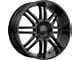 KMC Regulator Gloss Black 6-Lug Wheel; 22x9.5; 30mm Offset (22-24 Bronco Raptor)