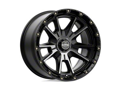 KMC Sync Satin Black with Gray Tint 6-Lug Wheel; 20x9; 0mm Offset (22-24 Bronco Raptor)