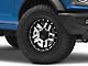 KMC Recon Satin Black Machined 6-Lug Wheel; 18x8.5; 0mm Offset (22-24 Bronco Raptor)