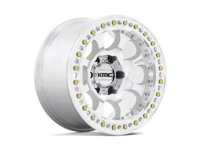 KMC Riot Beadlock Machined 6-Lug Wheel; 17x8.5; 0mm Offset (21-24 Bronco, Excluding Raptor)