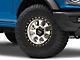 KMC Riot SBL Machined with Satin Black Lip 6-Lug Wheel; 17x8.5; 10mm Offset (21-24 Bronco, Excluding Raptor)