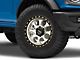 KMC Riot SBL Machined with Satin Black Lip 6-Lug Wheel; 18x9; 18mm Offset (21-24 Bronco, Excluding Raptor)