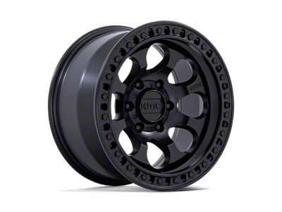 KMC Riot SBL Satin Black 6-Lug Wheel; 17x8.5; 10mm Offset (21-24 Bronco, Excluding Raptor)
