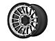 KMC Impact Satin Black Machined 5-Lug Wheel; 17x8; 38mm Offset (21-24 Bronco Sport)