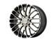 KMC Maze Satin Black Machined 5-Lug Wheel; 17x7; 45mm Offset (21-24 Bronco Sport)