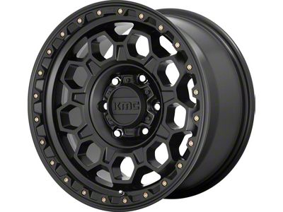 KMC Trek Satin Black 5-Lug Wheel; 17x8; 38mm Offset (21-25 Bronco Sport)