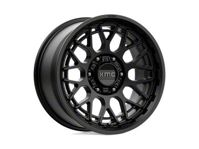 KMC Technic Satin Black 6-Lug Wheel; 17x8.5; 18mm Offset (22-24 Bronco Raptor)