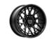 KMC Technic Satin Black 6-Lug Wheel; 17x8.5; 18mm Offset (22-24 Bronco Raptor)