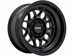 KMC Terra Satin Black 6-Lug Wheel; 17x8.5; 0mm Offset (21-24 Bronco, Excluding Raptor)