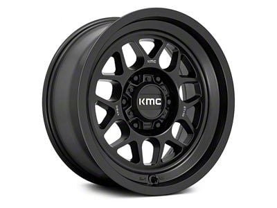 KMC Terra Satin Black 6-Lug Wheel; 18x8.5; 0mm Offset (21-24 Bronco, Excluding Raptor)