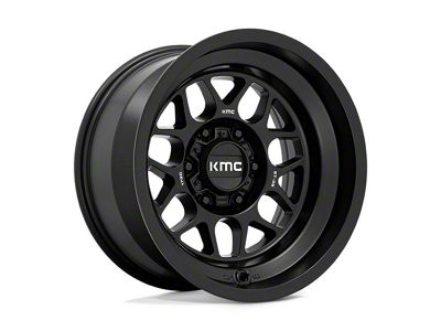 KMC Terra Satin Black 6-Lug Wheel; 20x9; 0mm Offset (21-24 Bronco, Excluding Raptor)