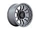 KMC Wrath Matte Anthracite 6-Lug Wheel; 17x8.5; 0mm Offset (21-24 Bronco, Excluding Raptor)