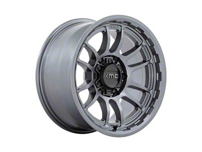 KMC Wrath Matte Anthracite 6-Lug Wheel; 17x8.5; -10mm Offset (21-24 Bronco, Excluding Raptor)