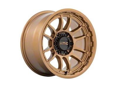 KMC Wrath Matte Bronze 6-Lug Wheel; 17x8.5; -10mm Offset (21-24 Bronco, Excluding Raptor)