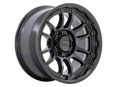 KMC Wrath Satin Black 6-Lug Wheel; 20x9; 0mm Offset (21-24 Bronco, Excluding Raptor)